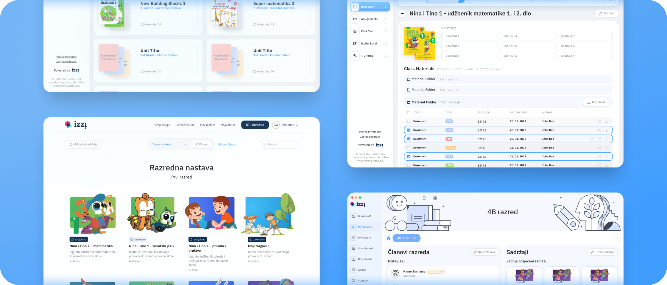 Bookshelf — Izzi Digital's central library across web, mobile, and desktop