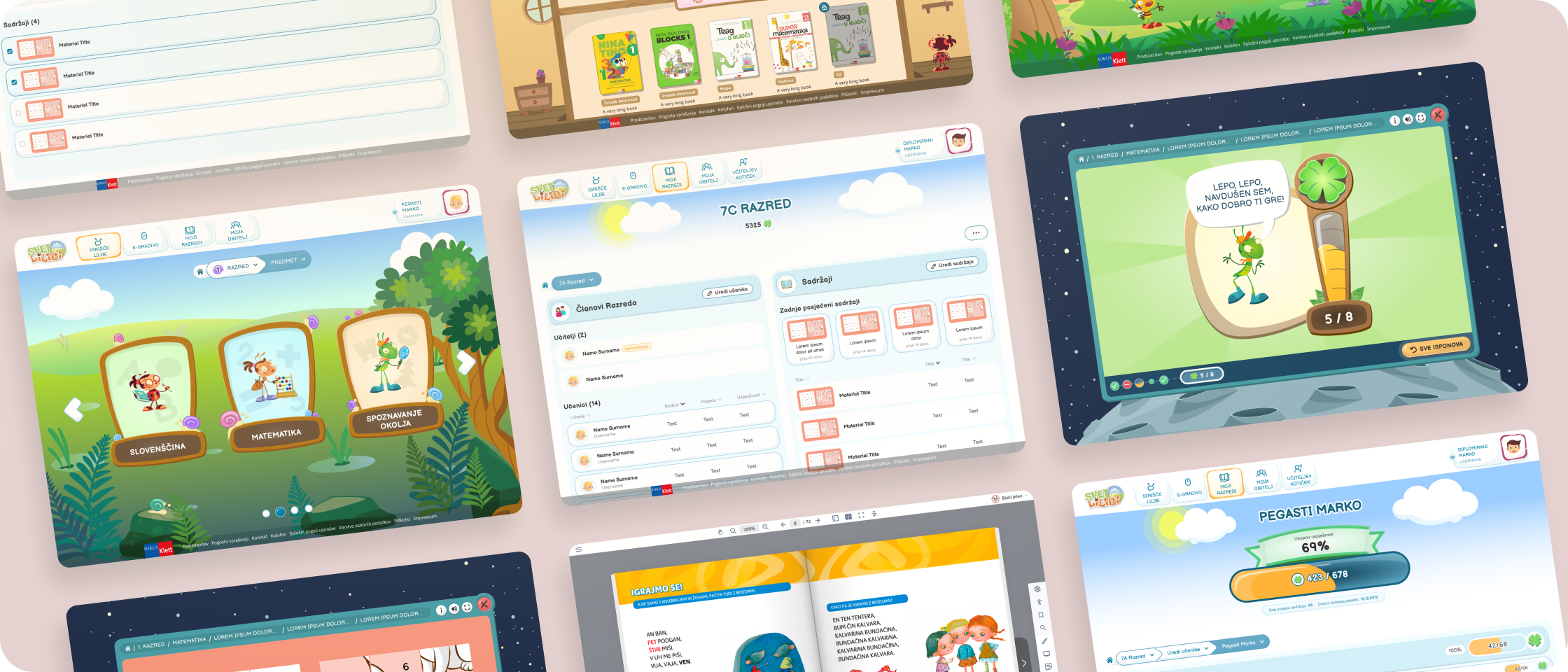 Playground — an illustrated learning world for grades one to five
