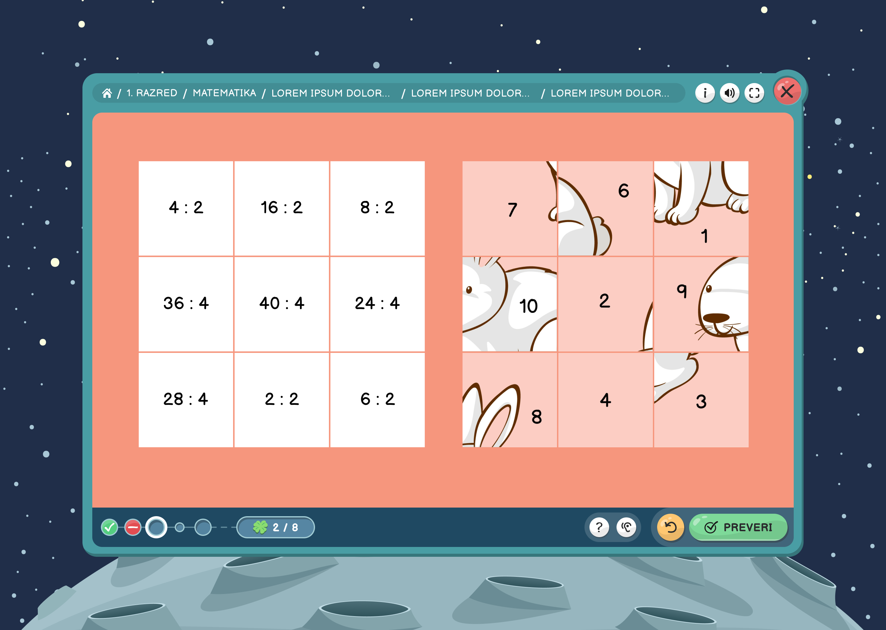 The Playground game player running an interactive challenge